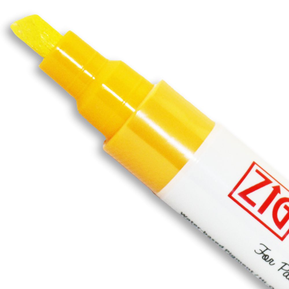 Yellow Acrylista Waterproof Pen - 6mm Nib